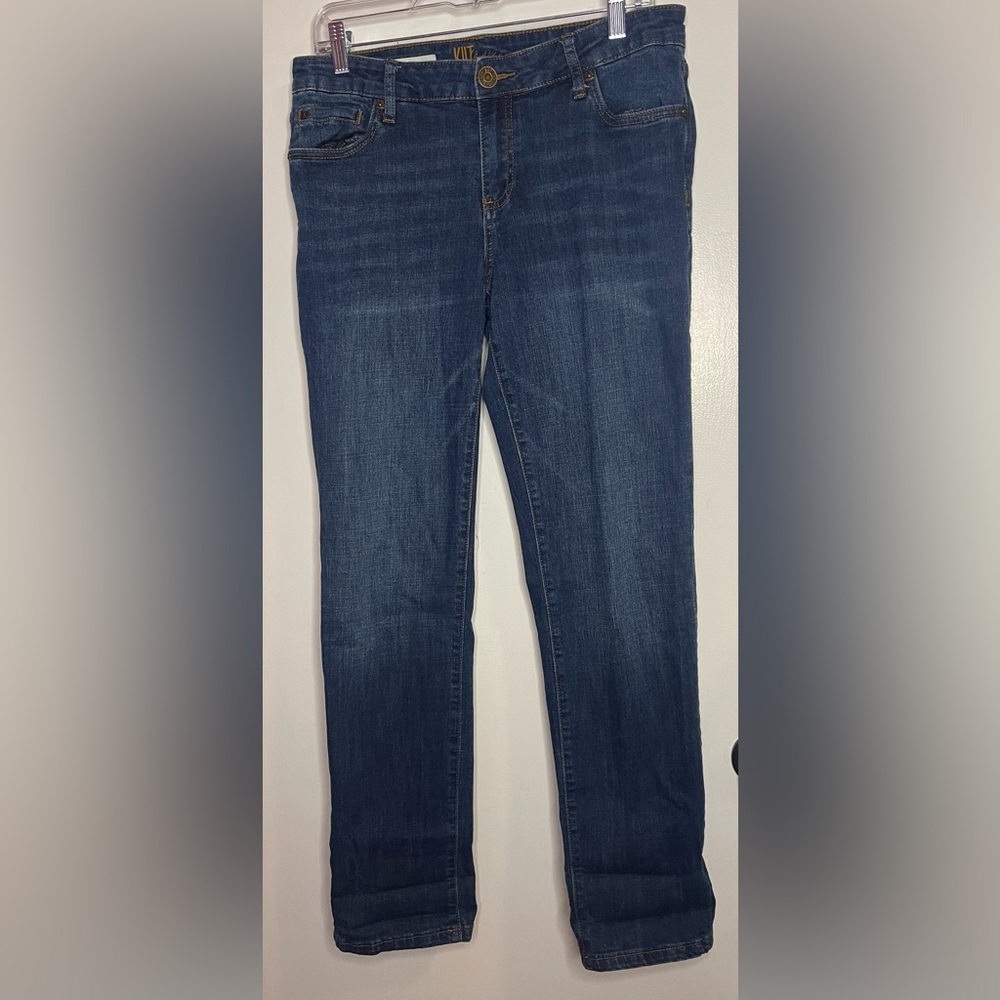 KUT from the Kloth l “Katy Boyfriend” Jeans  l Size 8 Medium lDark Wash